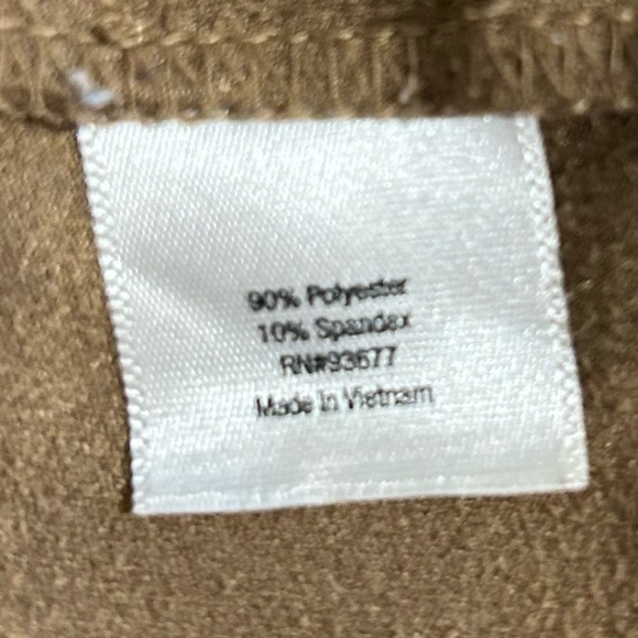 a.n.a women’s size XL top.  Zips up and feels like soft suede. - Picture 4 of 4